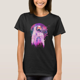 Camiseta Criptografia do Sonho de Espaço da Lua Criptográfi