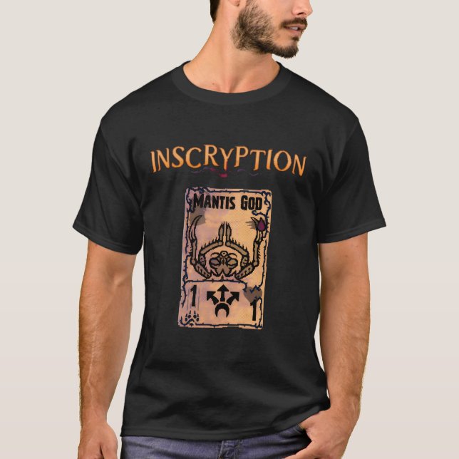 Camiseta Criptografia - Jogo de Cartão de Horror Psicológic (Frente)