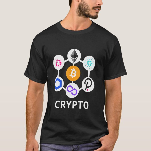 Camiseta Criptomoeda Blockchain Bitmoney Hodl Crypto Altc (Frente)