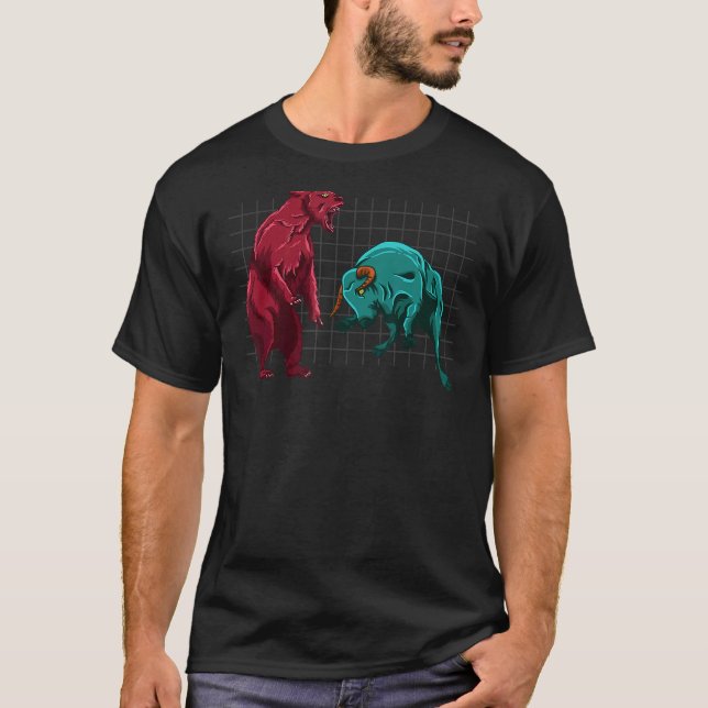 Camiseta Criptomoeda de Análise de Gráfico de Criptografia  (Frente)