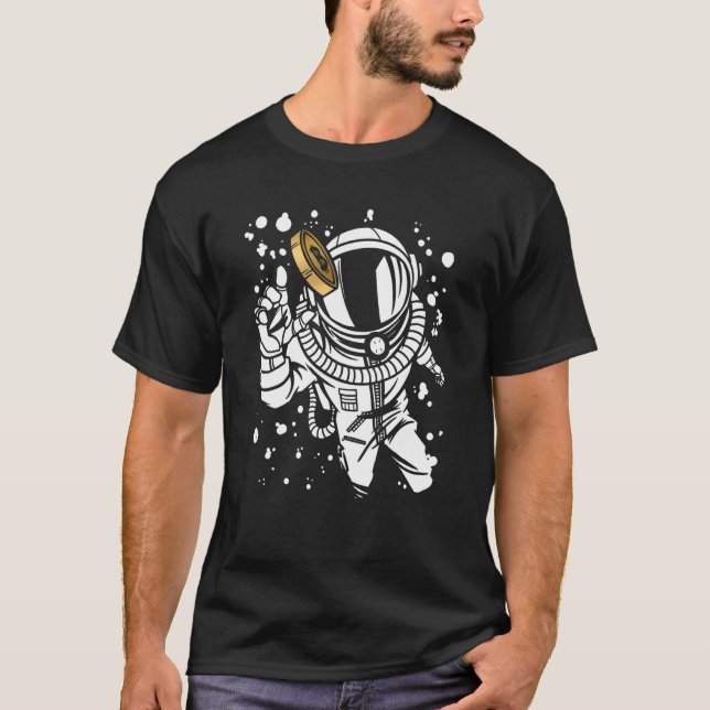 Camiseta Criptomoeda de Criptomoeda BTC Blockchain Blockcha (Frente)