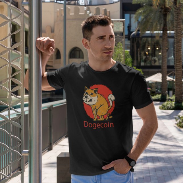 Camiseta Criptomoeda de Pooping de Cães (Criador carregado)