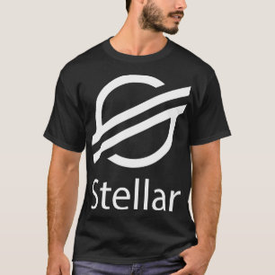 Camiseta Criptomoeda do logotipo estelar