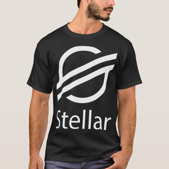 Camiseta Criptomoeda do logotipo estelar (Frente)