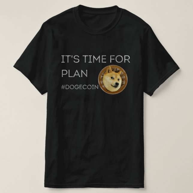 Camiseta Criptomoeda DogeCoin (Frente do Design)