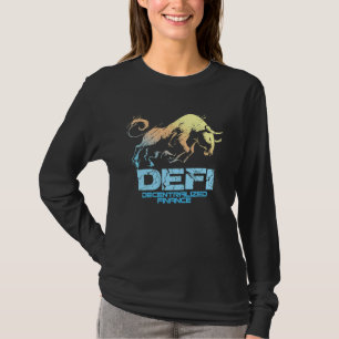 Camiseta Criptomoeda FINANÇAS DESCENTRALIZADAS DEFI Cripto