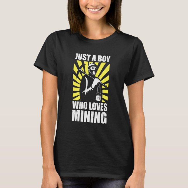 Camiseta Criptomoeda Mineira Dourada De Carvão Apenas Um Me (Frente)