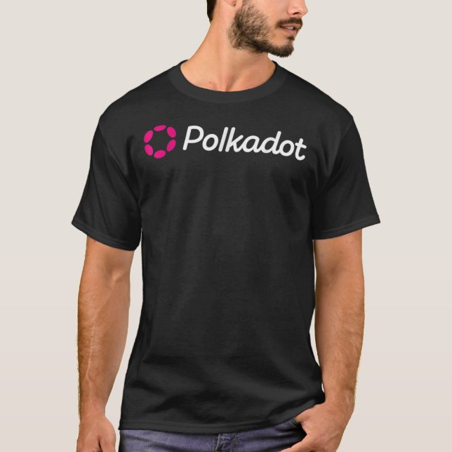 Camiseta Criptomoeda Polkadot - Ponto Polkadot (Frente)
