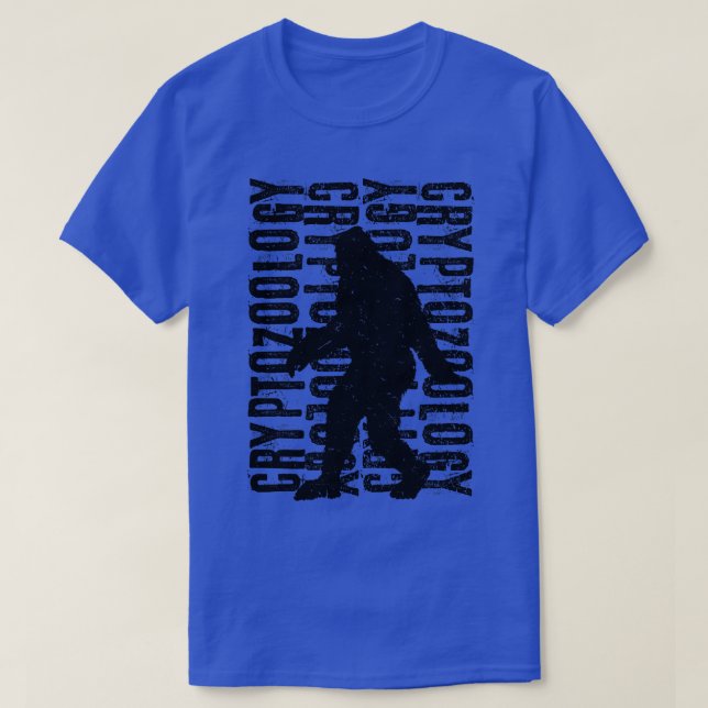 Camiseta Criptozoologia Silhout (Frente do Design)