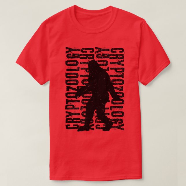 Camiseta Criptozoologia Silhout (Frente do Design)