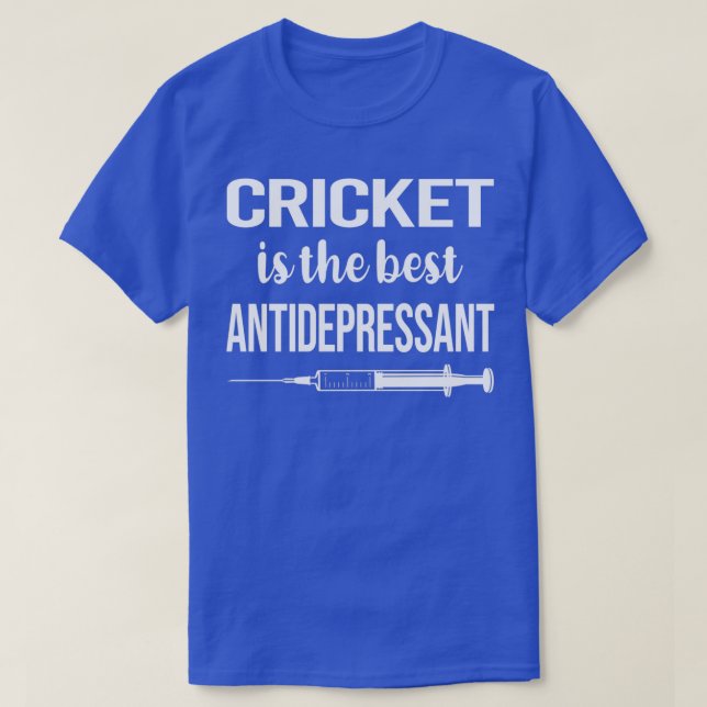 Camiseta Críquete Antidepressivo (Frente do Design)