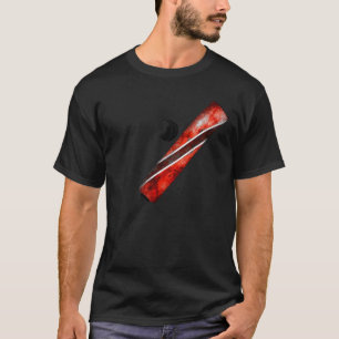Camiseta Críquete Antigo Bandeira de Trinidad Orgulho Trini
