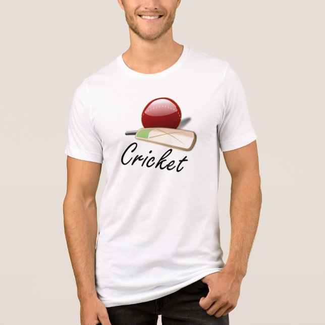 Camiseta Críquete - Bat and Ball (Frente)
