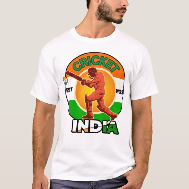 Camiseta Críquete da Team India (Frente)