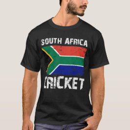 Camiseta Críquete de África do Sul, críquete africano, sul