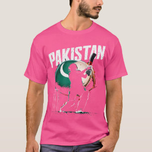 Camiseta Críquete de Bandeira do Paquistão