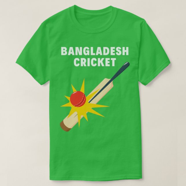 Camiseta Críquete de Bangladesh (Frente do Design)