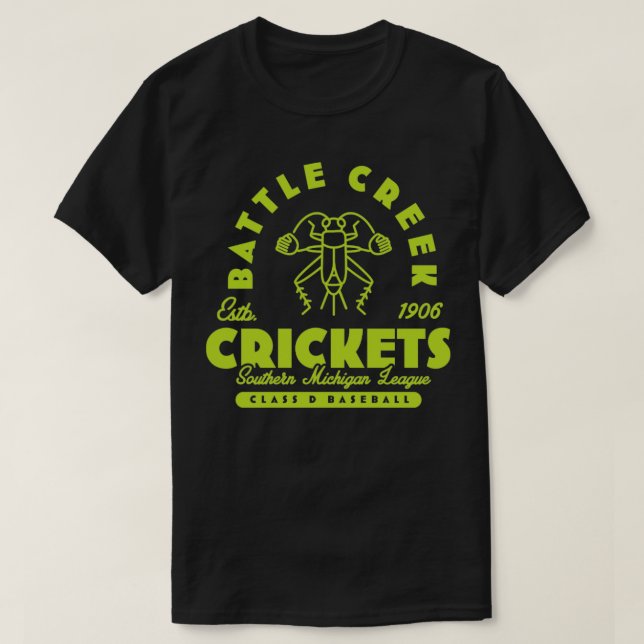 Camiseta Críquete de Batalha (Frente do Design)