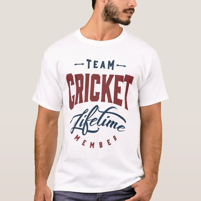 Camiseta Críquete de Equipe (Frente)