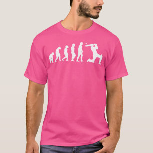 Camiseta Críquete de Evolução do Esporte