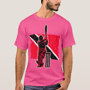 Camiseta Críquete De Trinidad E Tobago