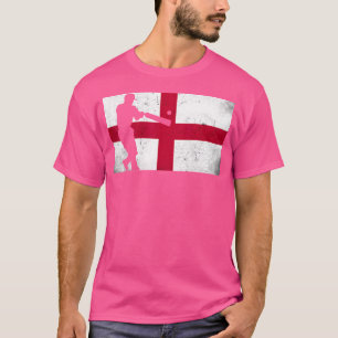 Camiseta Críquete do Jogador de Críquete Inglês - Equipe de