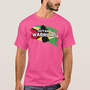 Camiseta Críquete dos Guerreiros da Guiana