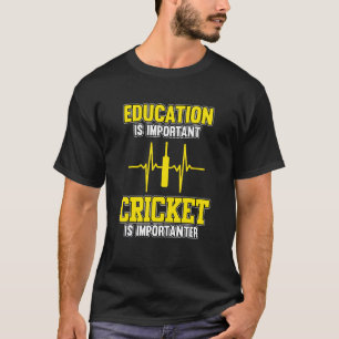 Camiseta Críquete É Importante Treinador Da Equipe De Jogad
