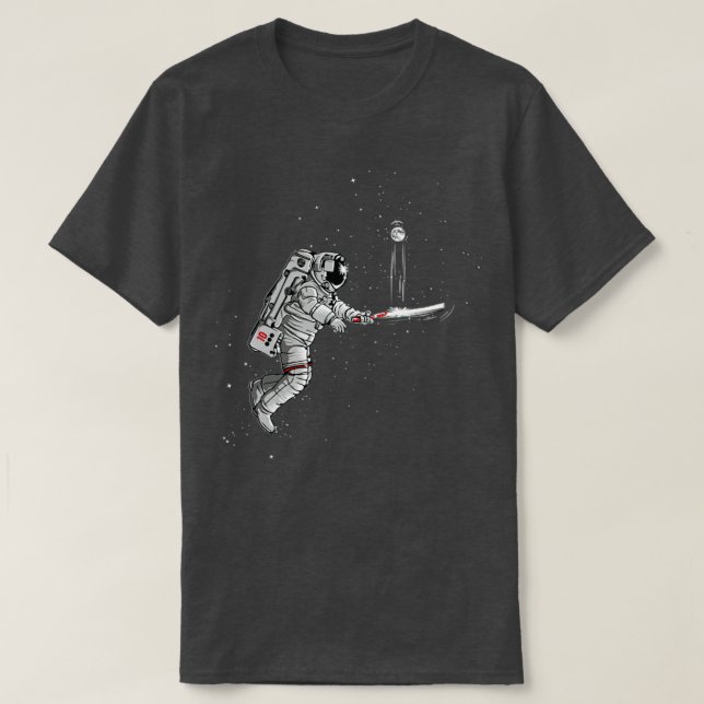 Camiseta Críquete espacial (Frente do Design)