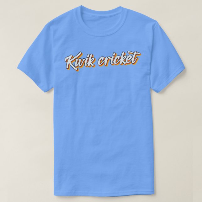 Camiseta Críquete Kwik (Frente do Design)
