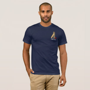Camiseta Críquete - Modelo de Wicket, Bat and Ball
