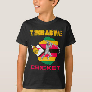 Camiseta Críquete Zimbabuano Homens Zimbabuano
