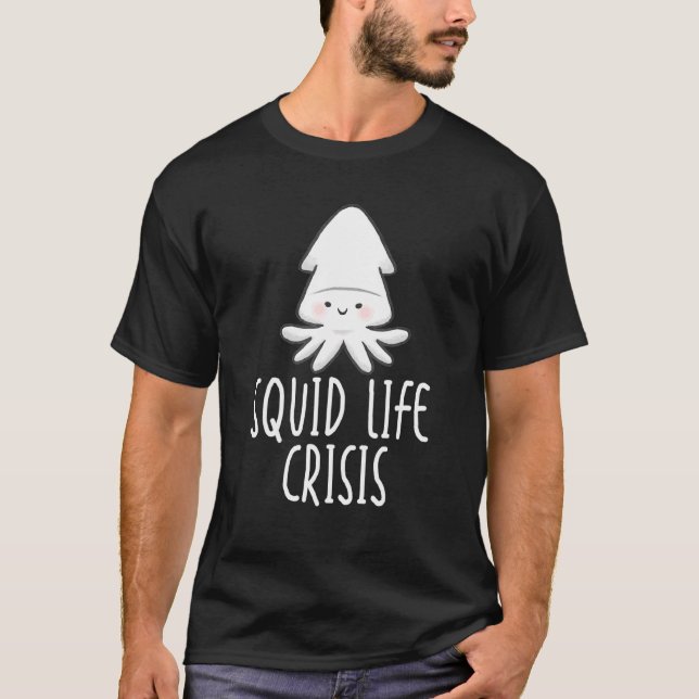 Camiseta Crise de Vida de Lula Polvo  Choco Lula 2 (Frente)