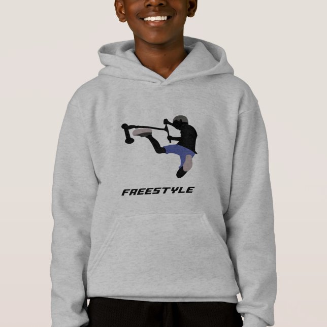 Camiseta Crise do patinete de estilo livre (Frente)