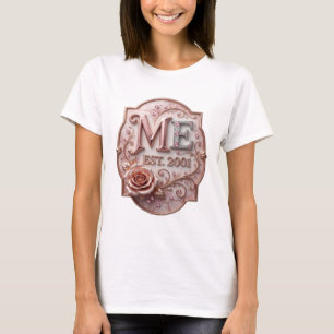 Camiseta Crisp Silver ME EST 2001 Impressão