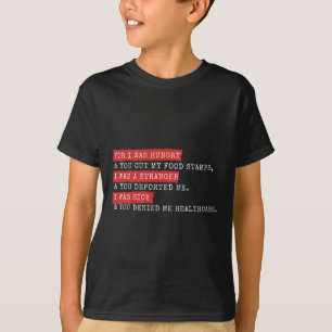 Camiseta Cristã Anti Trump Menos Destes