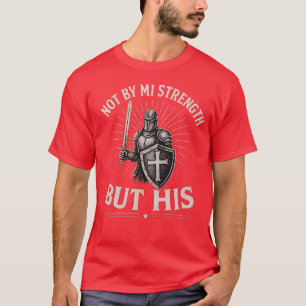 Camiseta Cristã Armadura de Deus – Não Pela Minha