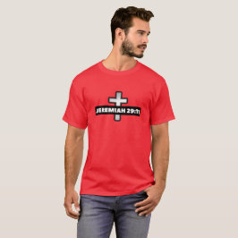 Camiseta cristã - Camiseta escura básica masculina
