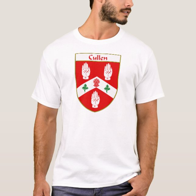 Camiseta Crista da brasão/família de Cullen (Frente)
