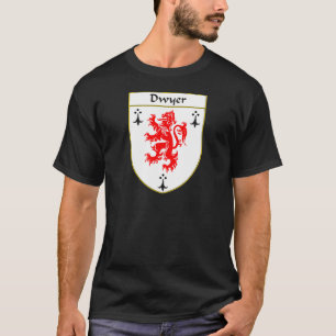 Camiseta Crista da brasão/família de Dwyer