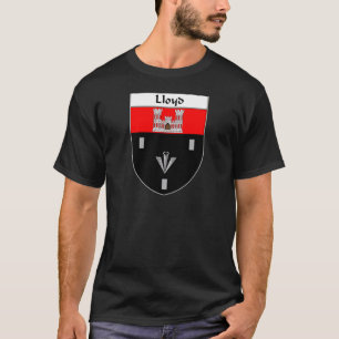 Camiseta Crista da brasão/família de Lloyd
