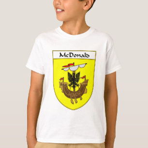 Camiseta Crista da brasão/família de McDonald