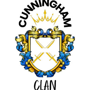 Camiseta crista da família Clan Cunningham