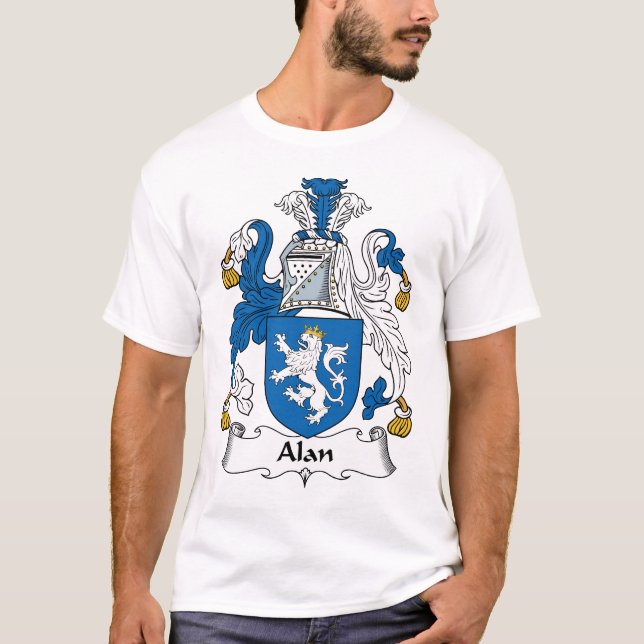 Camiseta Crista da família de Alan (Frente)