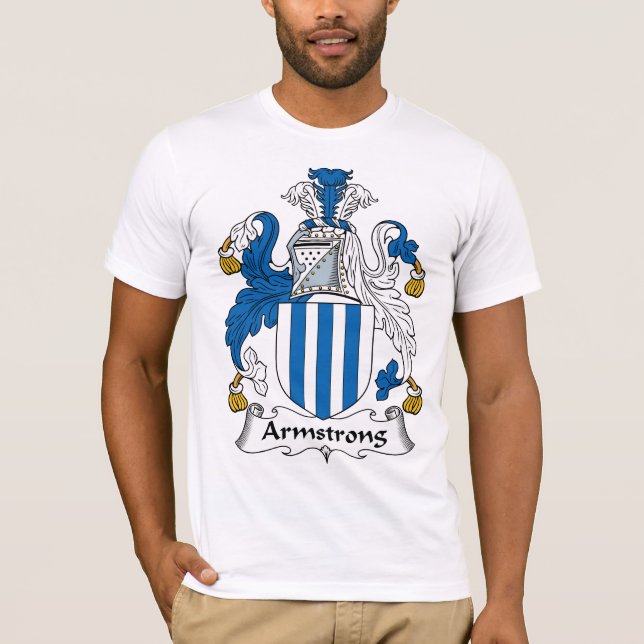 Camiseta Crista da família de Armstrong (Frente)