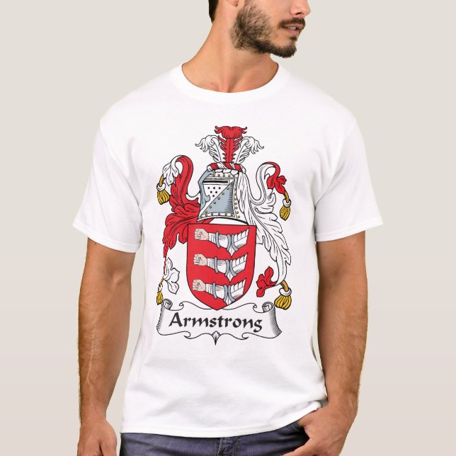 Camiseta Crista da família de Armstrong (Frente)