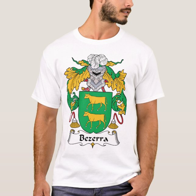 Camiseta Crista da família de Bezerra (Frente)