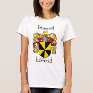 CAMISETA CRISTA DA FAMÍLIA DE CAMPBELL - BRASÃO DE CAMPBE