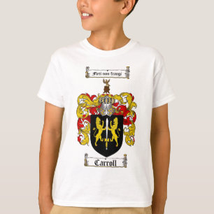 CAMISETA CRISTA DA FAMÍLIA DE CARROLL - BRASÃO DE CARROLL