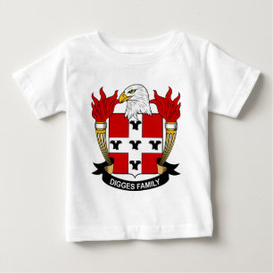 Camiseta Crista da família de Digges
